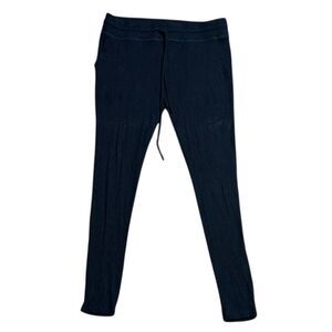 Beyond yoga women’s medium your line midi ribbed sweatpants black soft